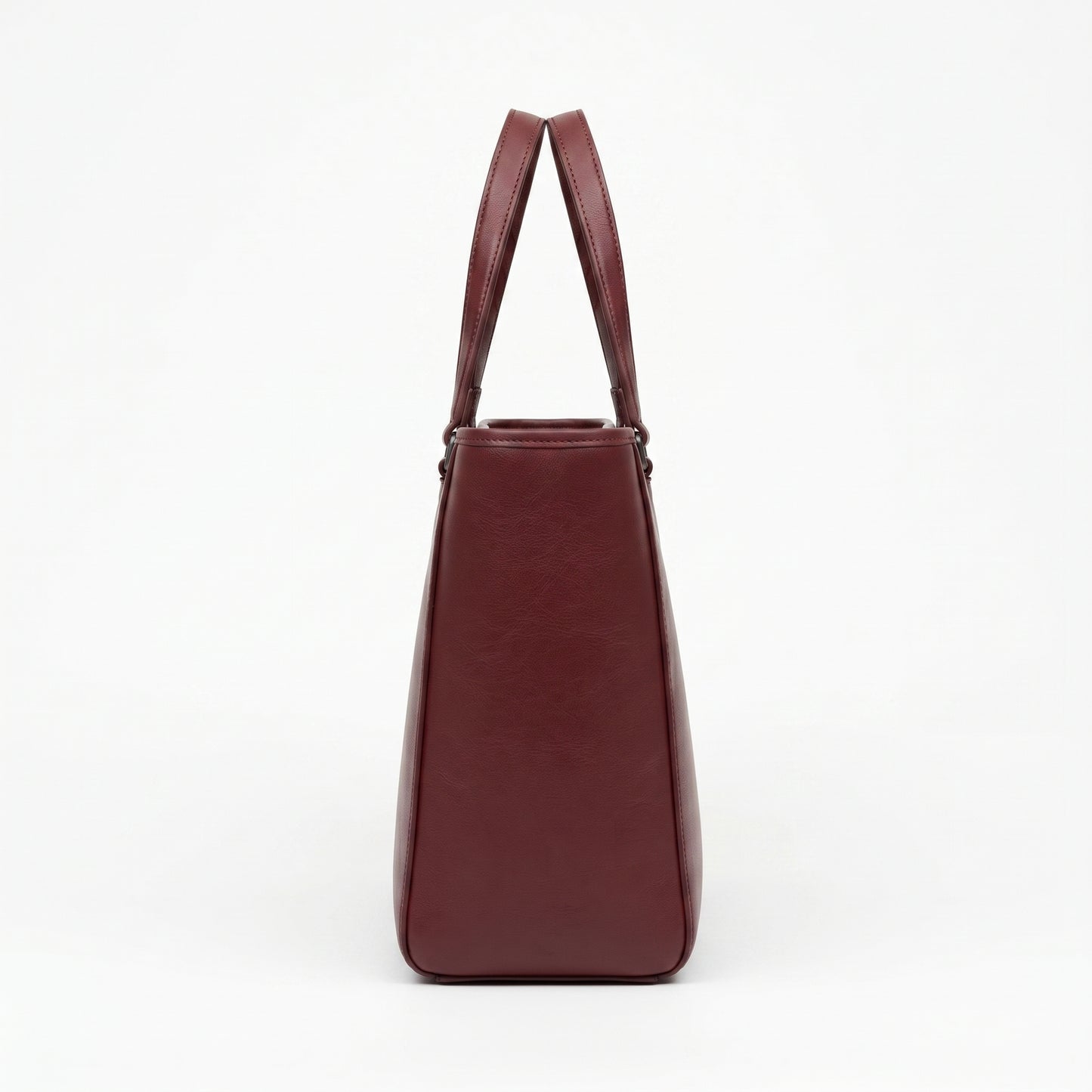 Bagsha Medium Burgundy Leather Handbag