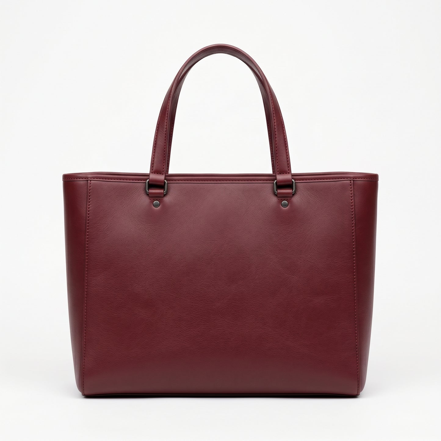 Bagsha Medium Burgundy Leather Handbag